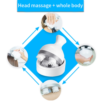 Αυτόματο φορητό δομένος κρανίο Massager που ζυμώνει την ηλεκτρική σιλικόνη επικεφαλής Massager